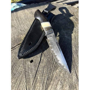 ЧОРНИЙ ВОВК ніж ручної роботи майстра Василя Дячика, сталь - К390™ 65 HRC. Photo 2